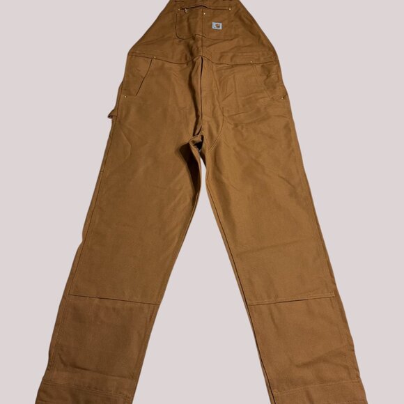 Carhartt Duck Bib‎ Men's Overalls Relaxed Fit Brown Size 42 X 36 NWT - Picture 3 of 12